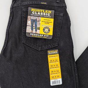 Rustler Classic Straight Leg Jeans 36x32